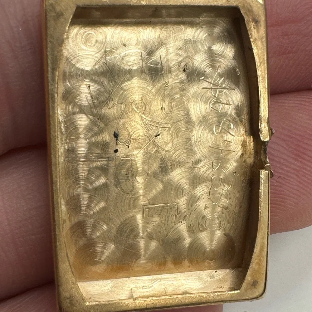 Longines 14K Gold Rectangular Watch - Picture 13 of 16